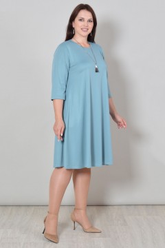 Голубое платье миди Avigal(фото2)