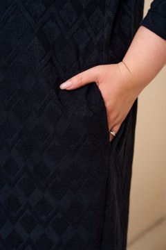 Чёрное платье с карманами Intikoma(фото3)
