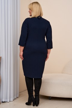Тёмно-синее платье-футляр Intikoma(фото3)