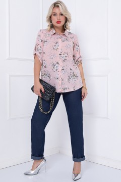 Стильная блузка с цветочным принтом Bellovera(фото2)