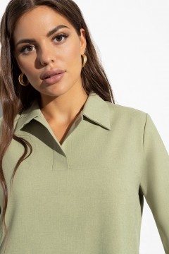 Зелёная женская блузка Charutti(фото3)