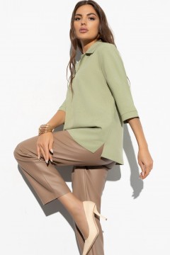 Зелёная женская блузка Charutti(фото2)