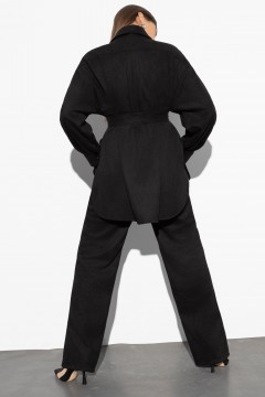 Чёрные брюки с карманами Charutti(фото4)