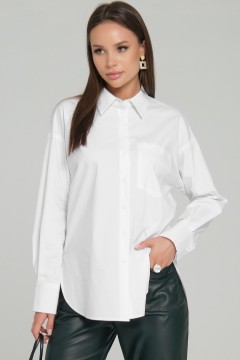 Белая рубашка с длинными рукавами Priz