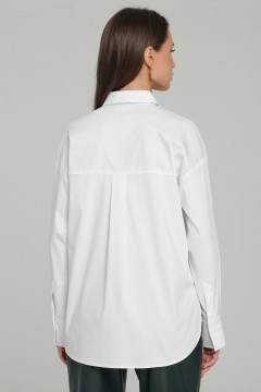Белая рубашка с длинными рукавами Priz(фото4)