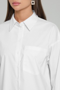 Белая рубашка с длинными рукавами Priz(фото3)