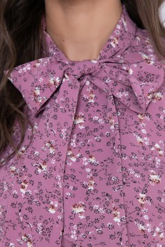 Розовая блузка с принтом Bellovera(фото3)