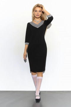 Чёрное женское платье 48 размера Charutti(фото2)