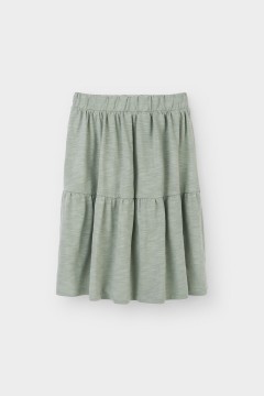Красивая юбка для девочки КР 7131/1/зеленый чай к373 юбка Crockid(фото4)