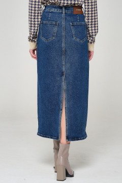 Длинная джинсовая юбка Priz(фото4)