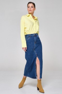 Синяя джинсовая юбка Priz(фото2)