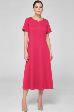 Розовое платье с коротким рукавом Priz