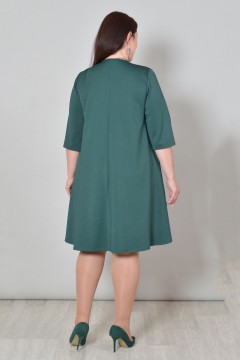 Зелёное платье миди Avigal(фото3)