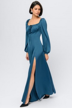 Шёлковое длинное платье 1001 dress(фото2)