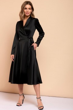 Чёрное платье миди 1001 dress(фото2)