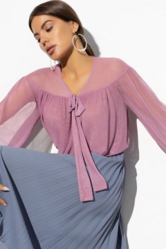 Розовая блузка с длинными рукавами Charutti