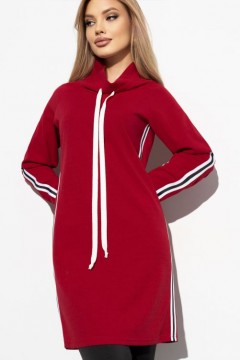 Красное трикотажное платье Charutti
