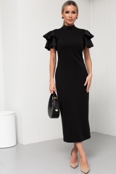 Элегантное чёрное платье Алеста №1 Valentina