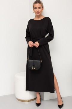 Чёрное длинное платье Наина №1 Valentina