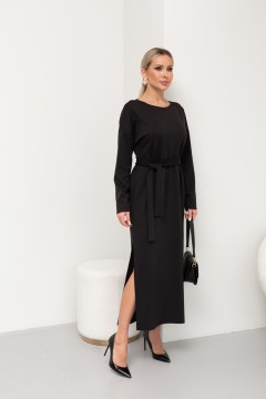 Чёрное длинное платье Наина №1 Valentina(фото3)