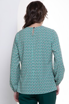 Стильная блузка с поясом Diolche(фото3)