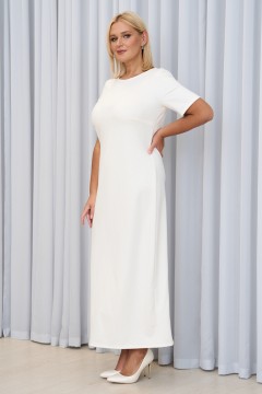 Белое трикотажное платье Sparada(фото2)
