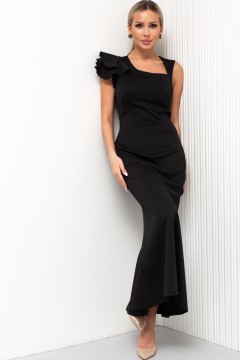 Длинное чёрное платье Эрина №1 Valentina