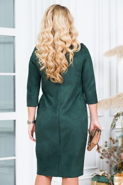 Зелёное платье на молнии Lavira(фото3)