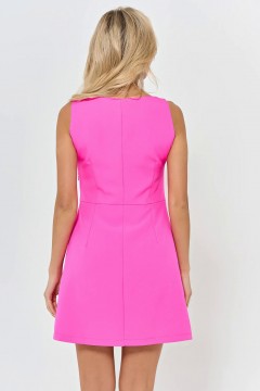 Короткое розовое платье-сарафан Jetty(фото3)