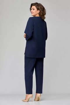 Синий костюм с брюками 2962 СИНИЙ Jurimex(фото4)