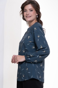 Стильная блузка с поясом Diolche(фото2)