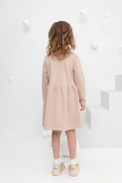 Милое платье для девочки КР 5774/бежевый к421 платье Crockid(фото3)