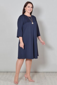 Трикотажное синее платье Avigal(фото2)