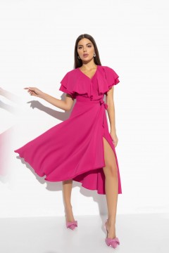 Платье с оборками и поясом Charutti(фото2)