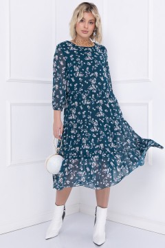 Шифоновое платье с цветочным принтом Bellovera(фото2)