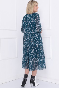 Шифоновое платье с цветочным принтом Bellovera(фото4)