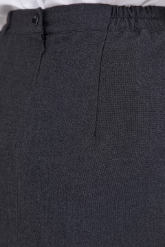 Классическая прямая серая юбка Bellovera(фото3)