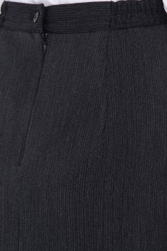 Тёмно-серая прямая юбка Bellovera(фото3)