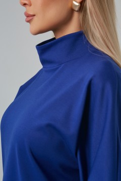 Синее трикотажное платье Рейлана №9 Valentina(фото3)
