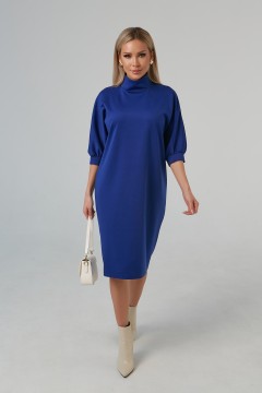 Синее трикотажное платье Рейлана №9 Valentina(фото2)