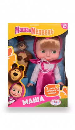 Кукла Маша 83034S23 Маша с медведем (м/ф Маша и Медведь) Карапуз Familiy