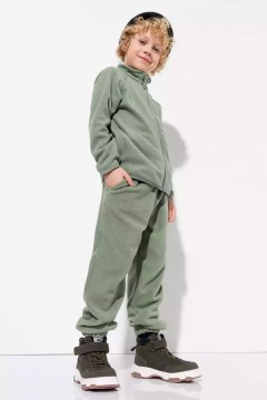 Флисовые брюки для мальчика в цвете хаки 11303AW23.1 Vulpes Familiy(фото2)