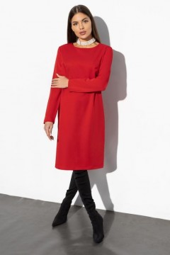 Красное платье с карманами Charutti(фото2)