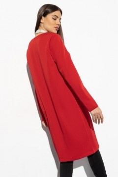 Красное платье с карманами Charutti(фото4)