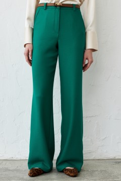 Зелёные брюки с карманами Cloxy(фото2)