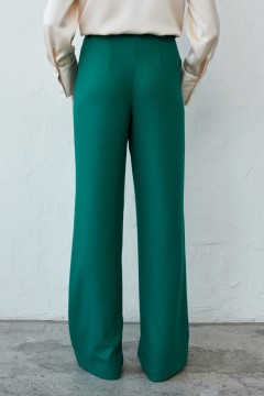 Зелёные брюки с карманами Cloxy(фото4)