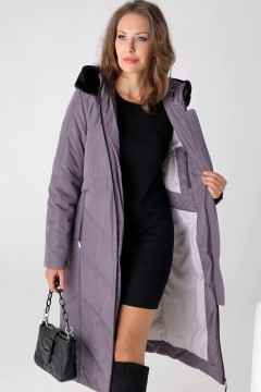 Женское пальто на молнии 23409 56 размера Dizzyway