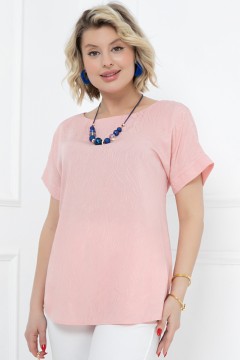 Розовая женская блуза с короткими рукавами Bellovera