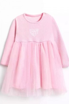 Розовое платье для девочки 11211AW23 Vulpes Familiy