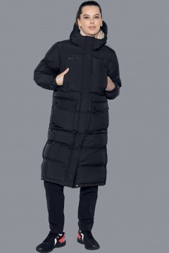 Чёрная утеплённая куртка Forward